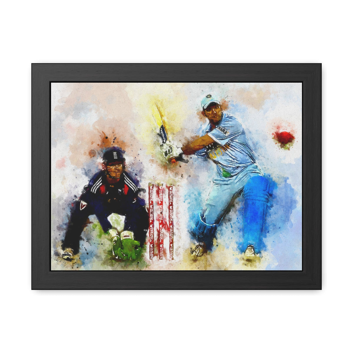 Cricket Watercolour