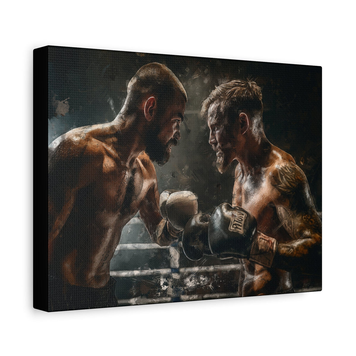 Boxing Oil Painting