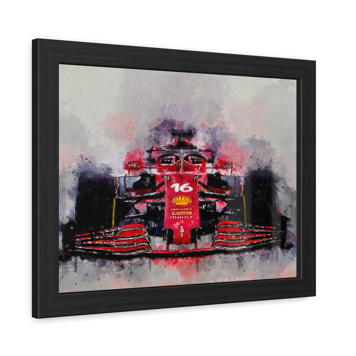 Feel the F1 Frenzy: Framed Watercolour F1 Fine Art Print Poster - Ready to Hang, Wall Art Formula One Gift.