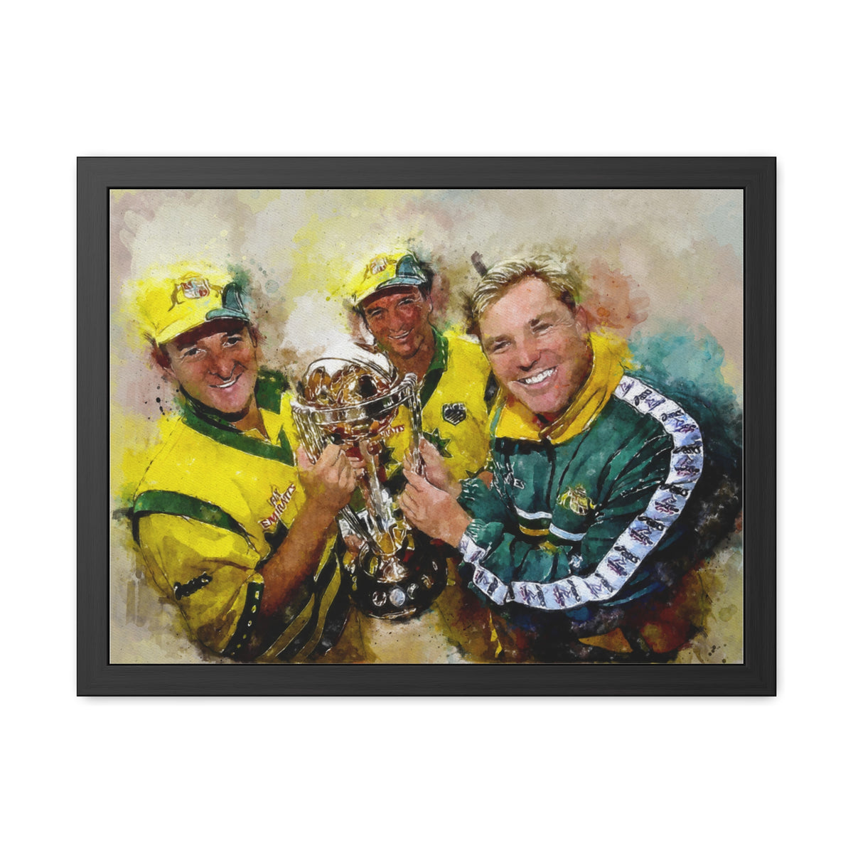 1999 Cricket World Cup Triumph: Australia's Victory in Watercolour - Fine Art Print, Ready to Hang Wall Art Cricket Gift