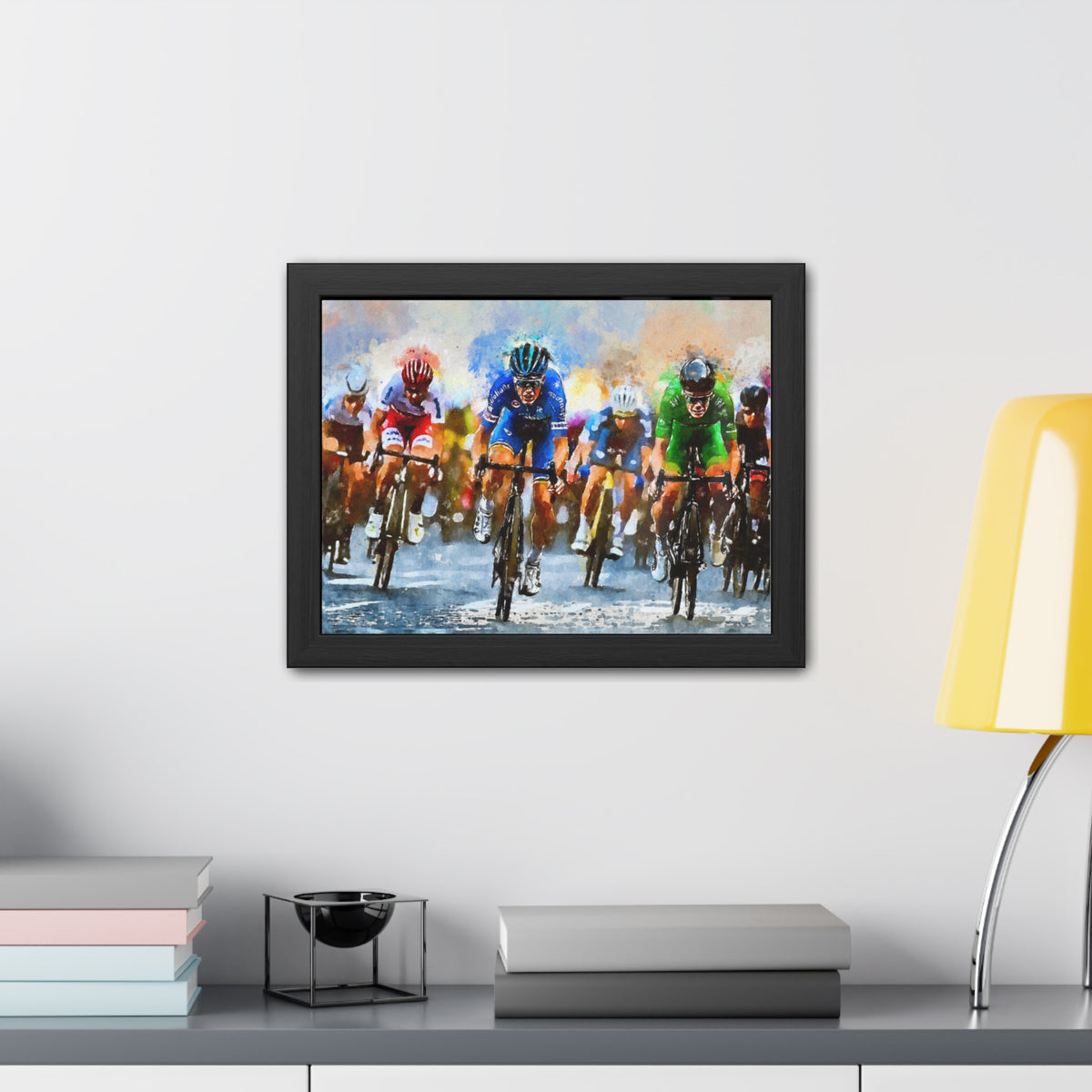 Pedals of Passion, Tour de France Cycling Art Print Poster for Ultimate Wall Decor and Gift Inspiration!