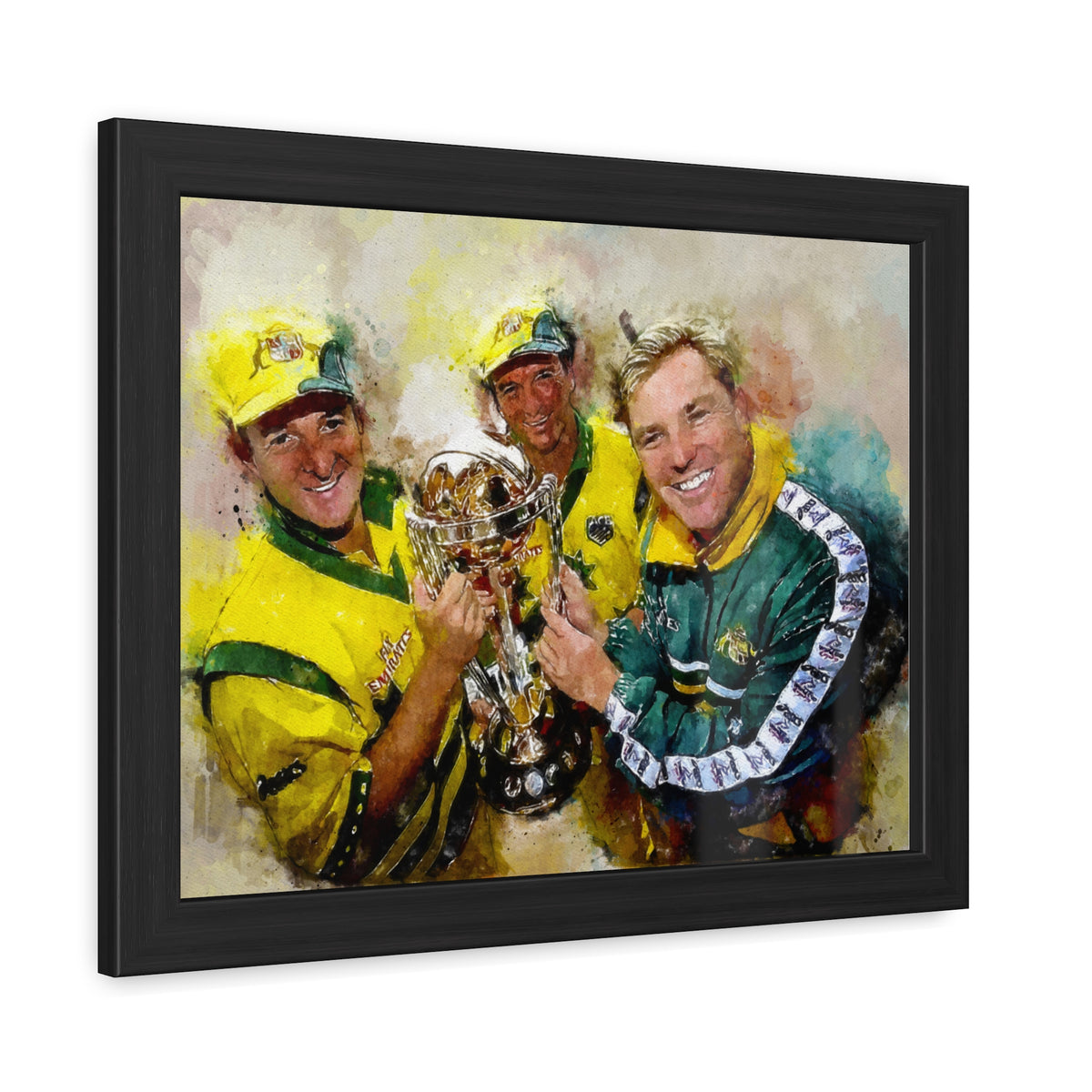 1999 Cricket World Cup Triumph: Australia's Victory in Watercolour - Fine Art Print, Ready to Hang Wall Art Cricket Gift