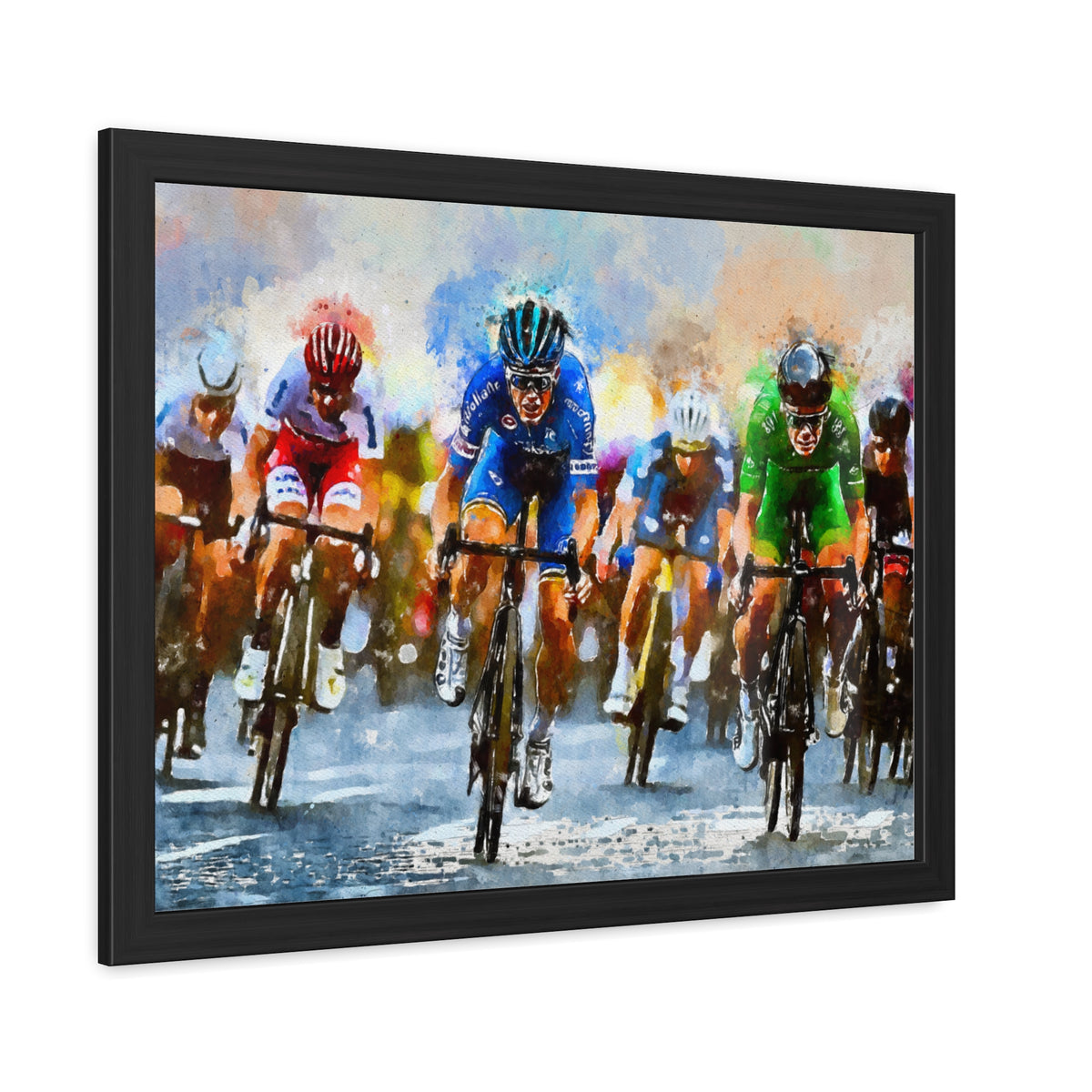 Pedals of Passion, Tour de France Cycling Art Print Poster for Ultimate Wall Decor and Gift Inspiration!