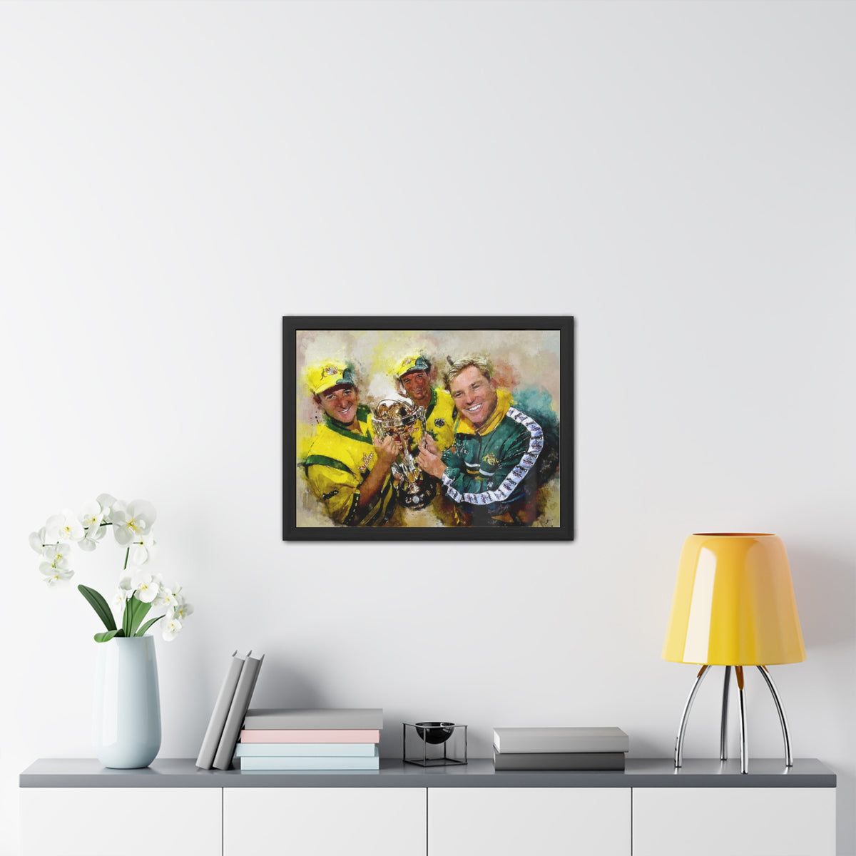 1999 Cricket World Cup Triumph: Australia's Victory in Watercolour - Fine Art Print, Ready to Hang Wall Art Cricket Gift