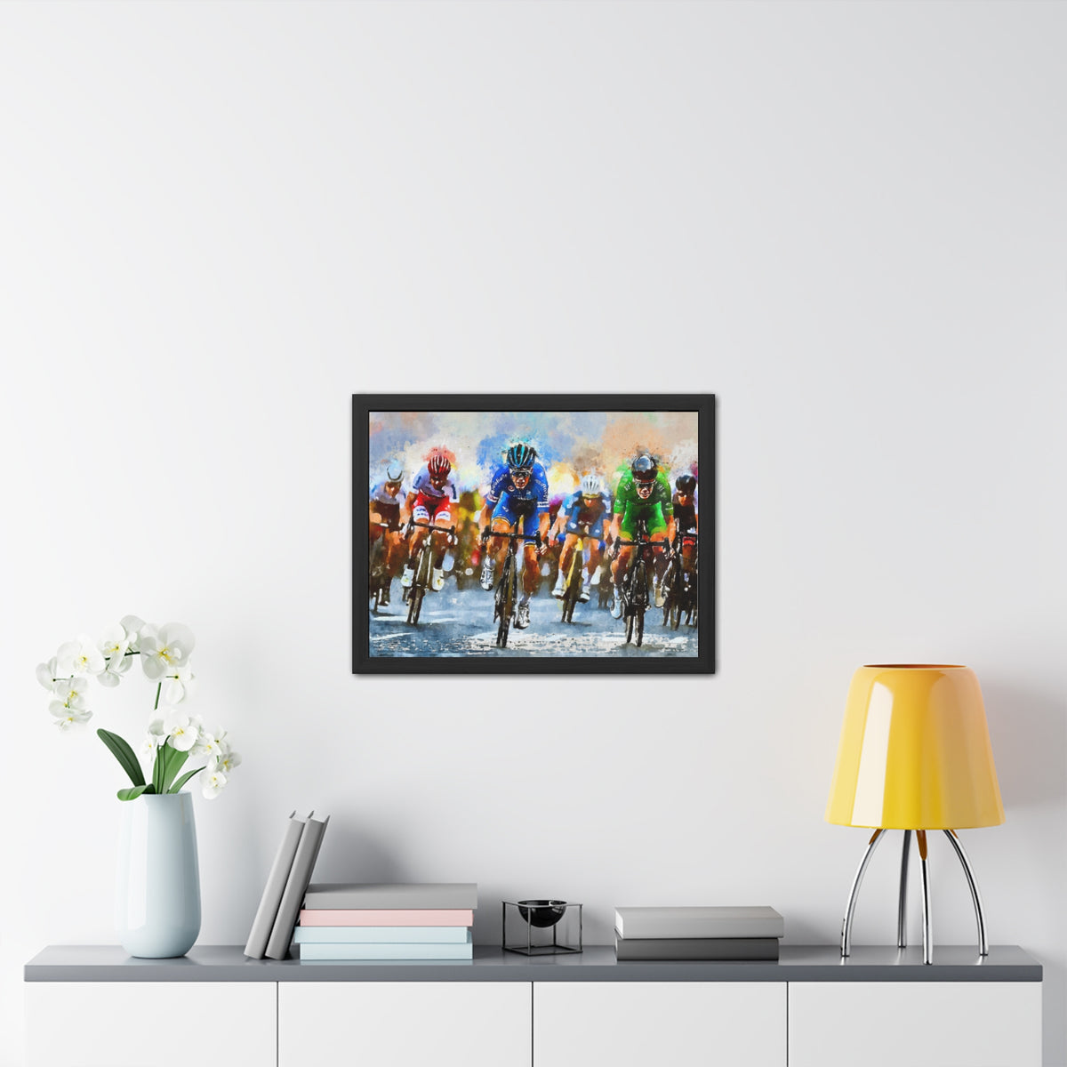 Pedals of Passion, Tour de France Cycling Art Print Poster for Ultimate Wall Decor and Gift Inspiration!
