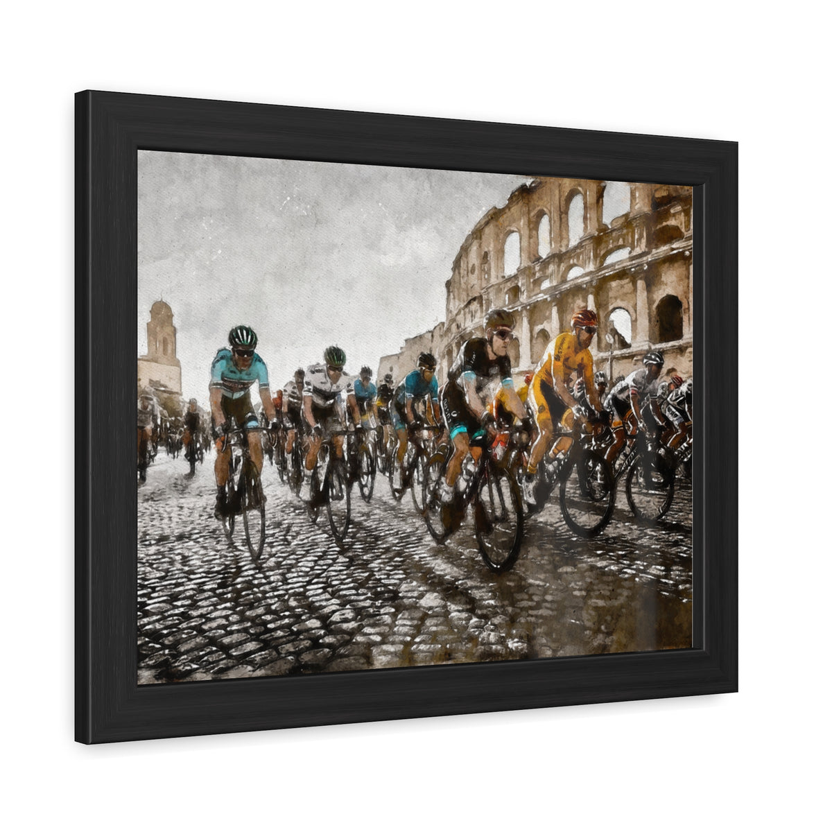 Ride with Style, Giro d'Italia Art Print Poster, A Striking Tribute to Cycling Passion and a Perfect Home Accent