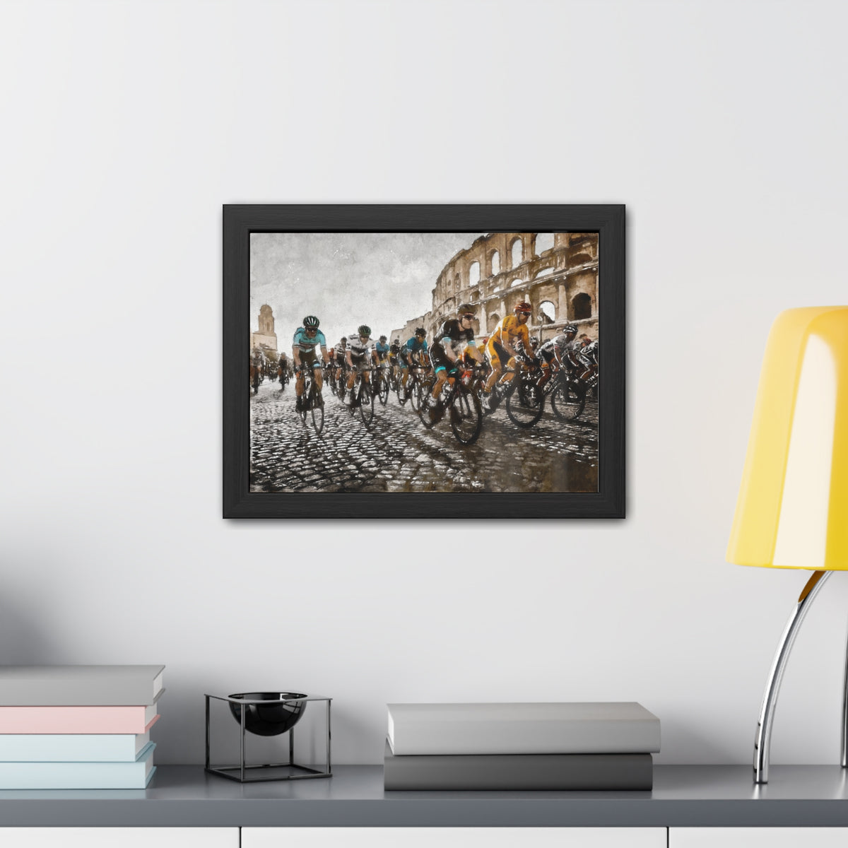 Ride with Style, Giro d'Italia Art Print Poster, A Striking Tribute to Cycling Passion and a Perfect Home Accent