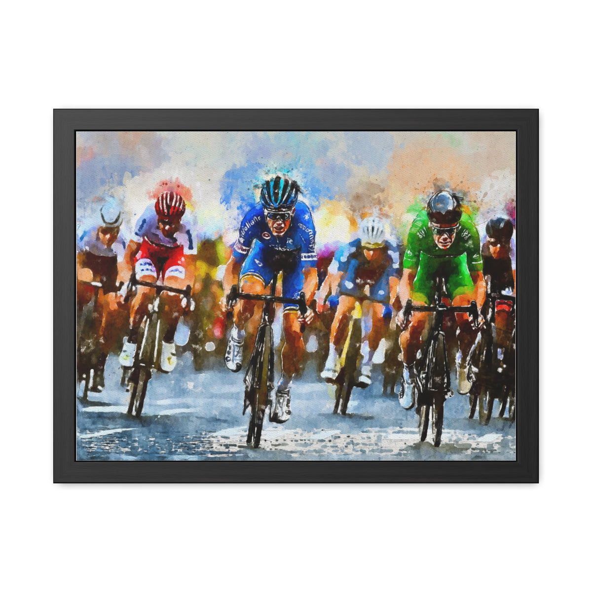 Pedals of Passion, Tour de France Cycling Art Print Poster for Ultimate Wall Decor and Gift Inspiration!