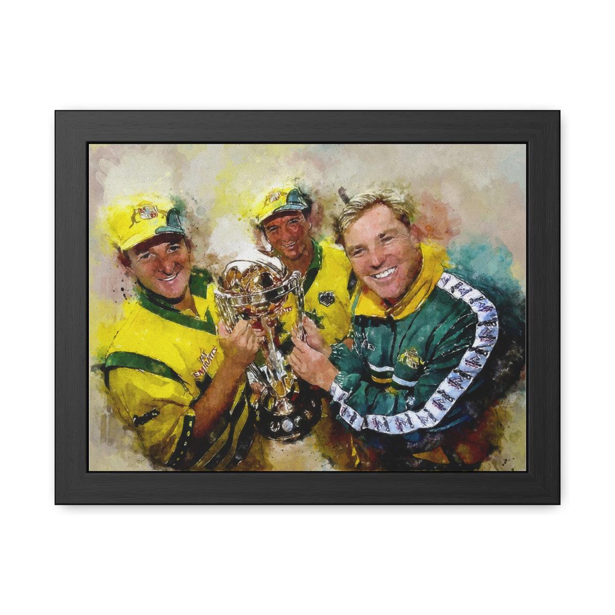 1999 Cricket World Cup Triumph: Australia's Victory in Watercolour - Fine Art Print, Ready to Hang Wall Art Cricket Gift