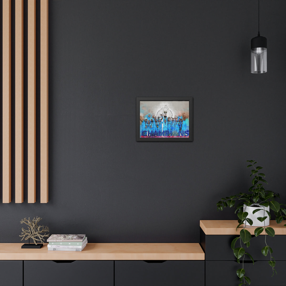 2019 Cricket World Cup Glory: England's Triumph in a Watercolour Fine Art Print, Ready to Hang Wall Art Cricket Gift.