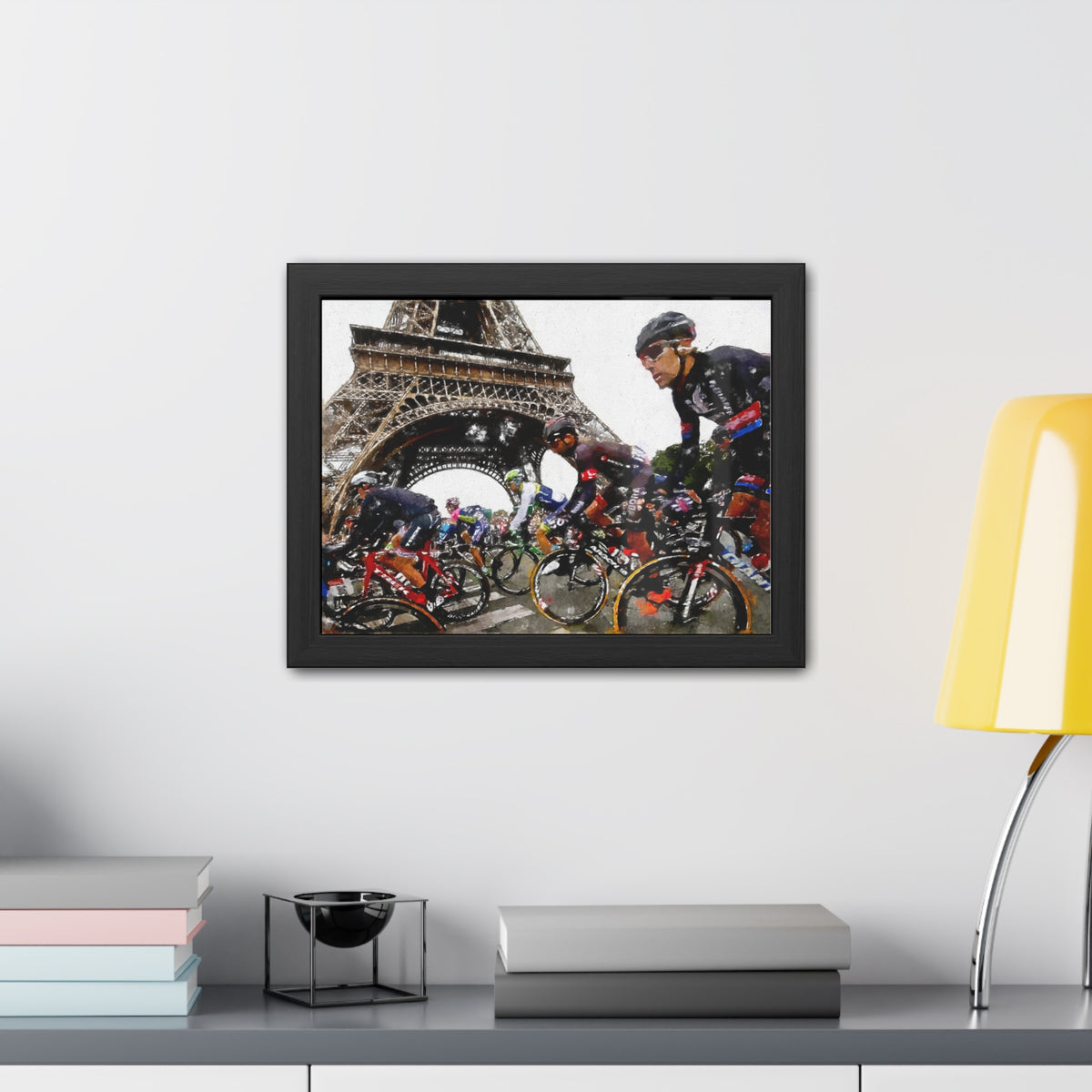 Tour de France Triumph, Dynamic Cycling Framed Wall Art Poster,  Perfect Cycling Gift and Home Decor Masterpiece
