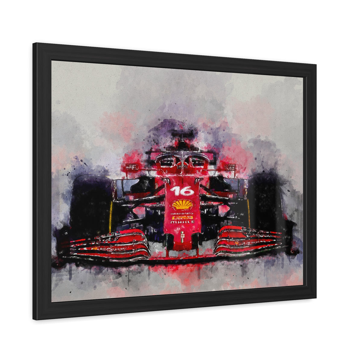Feel the F1 Frenzy: Framed Watercolour F1 Fine Art Print Poster - Ready to Hang, Wall Art Formula One Gift.