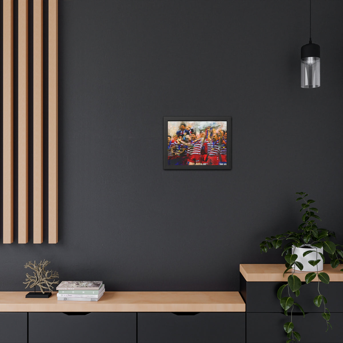 Rugby League Challenge Cup Winners 2022 Wigan Warriors Framed Art Print Poster, Ready to Hang, Warriors Fan Gift