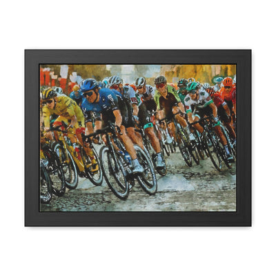 Spin into Splendour: Tour de France Cycling Framed Art Print Poster, A Stunning Fusion of Sport and Art for Your Walls
