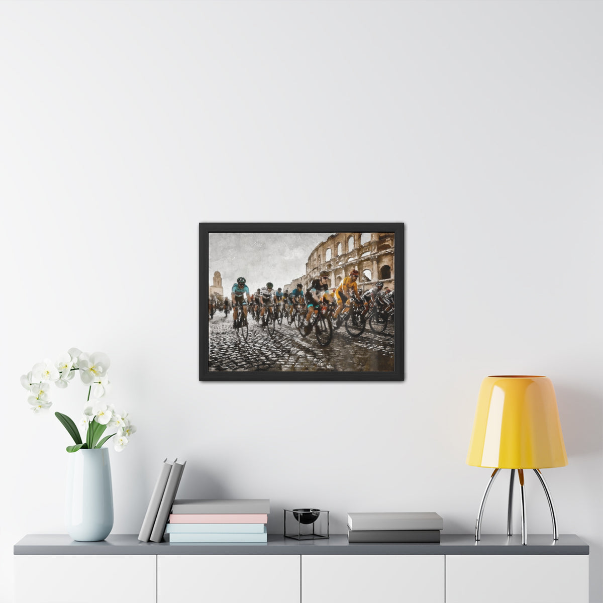 Ride with Style, Giro d'Italia Art Print Poster, A Striking Tribute to Cycling Passion and a Perfect Home Accent