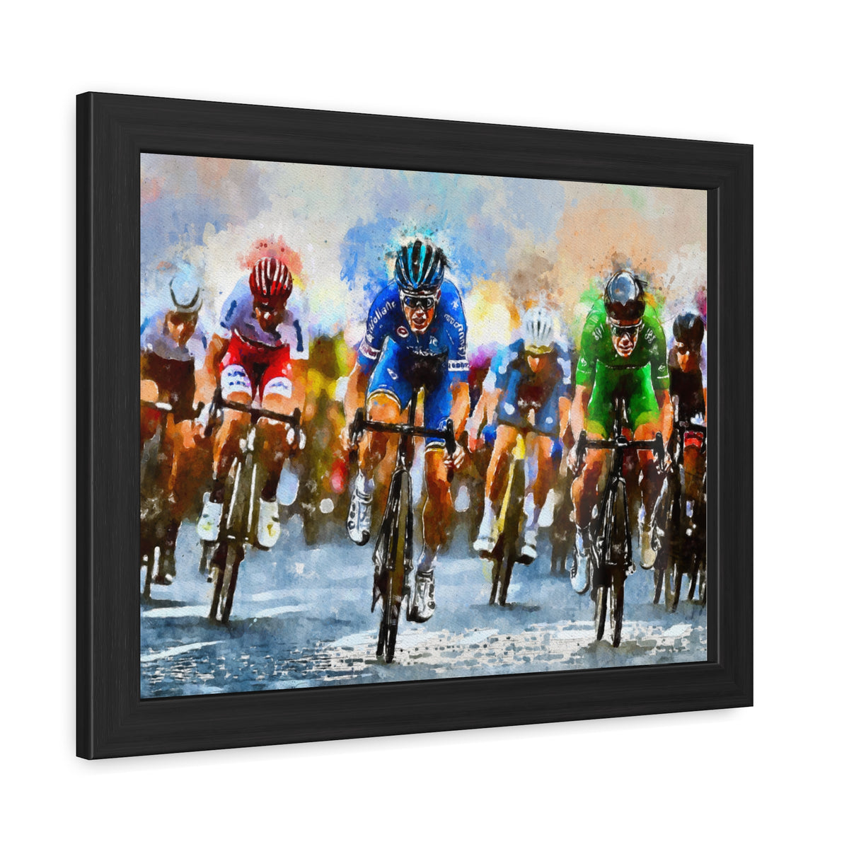 Pedals of Passion, Tour de France Cycling Art Print Poster for Ultimate Wall Decor and Gift Inspiration!