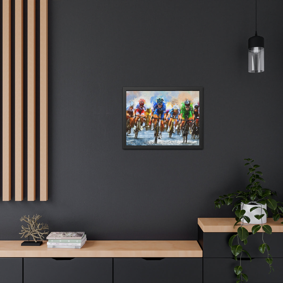 Pedals of Passion, Tour de France Cycling Art Print Poster for Ultimate Wall Decor and Gift Inspiration!