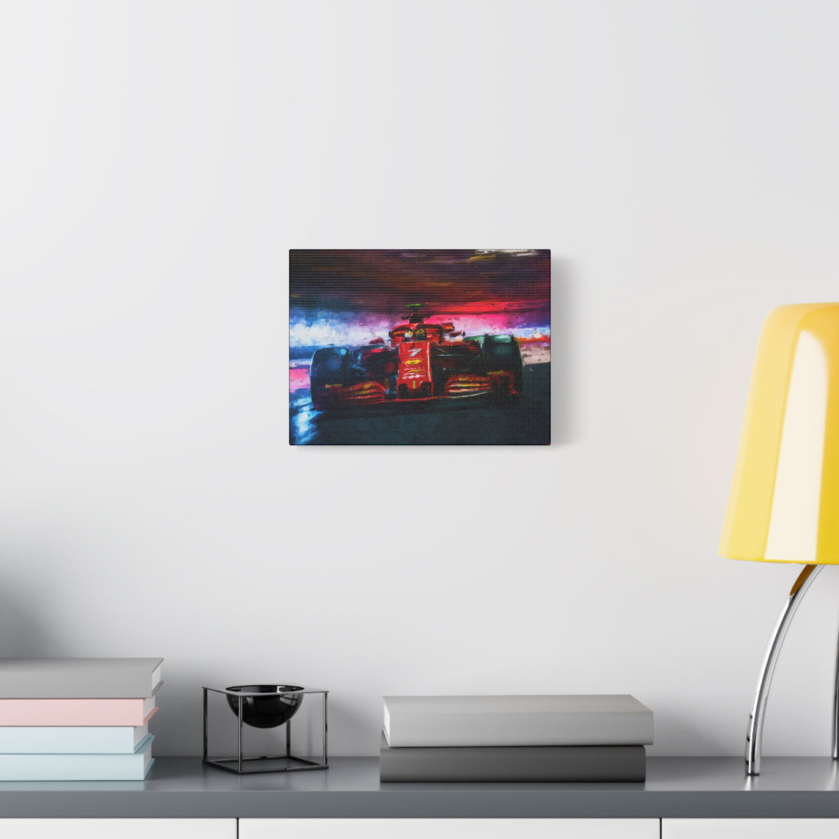 Drive into the Thrill: Formula One Racing Car Impressionist Painting Fine Art Print Poster - Ready to Hang, Formula One Gift