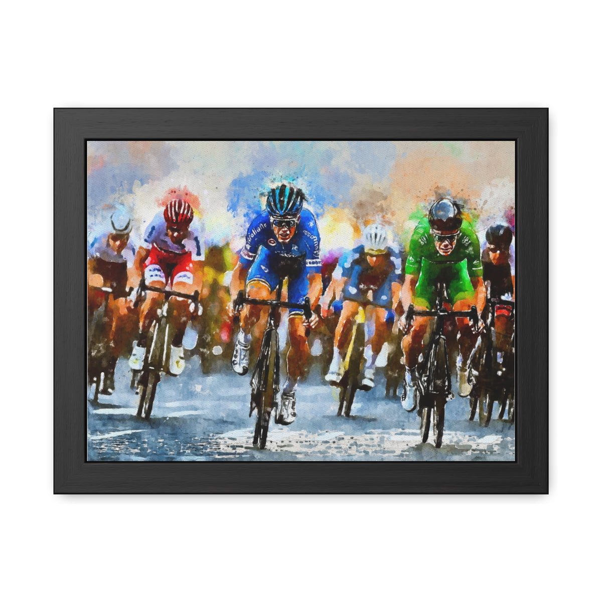 Pedals of Passion, Tour de France Cycling Art Print Poster for Ultimate Wall Decor and Gift Inspiration!